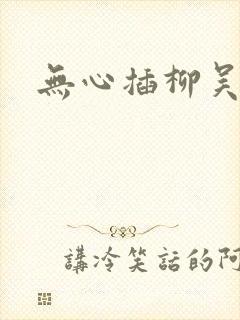 无心插柳吴悠封面
