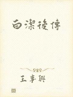 白洁后传封面