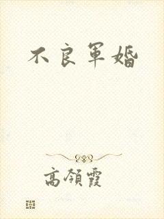 不良军婚封面