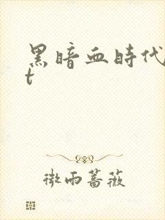 黑暗血时代txt封面