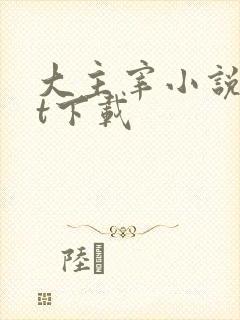 大主宰小说txt下载