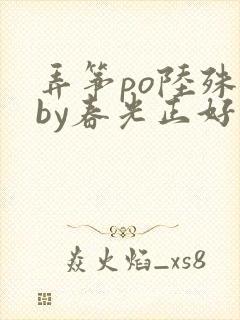 弄筝po陆殊词by春光正好封面