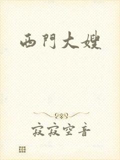 西门大嫂封面