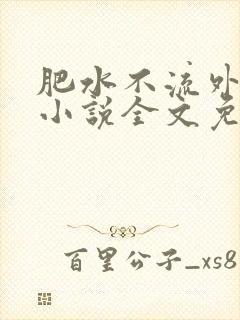 肥水不流外人田小说全文免费阅读1