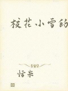校花小雪的小说封面