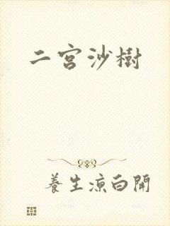 二宫沙树