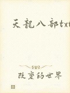 天龙八部txt