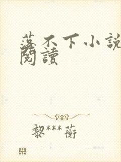 落不下小说免费阅读封面