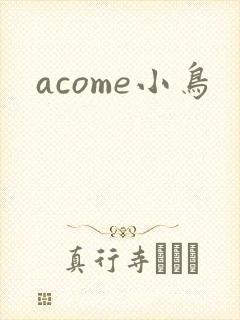 acome小鸟