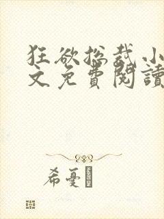 狂欲总裁小说全文免费阅读