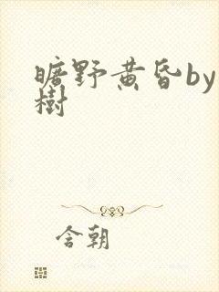 旷野黄昏by词树封面