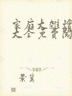 家庭大杂烩小说大全免费阅读