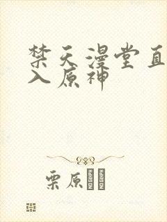 禁天漫堂直接进入原神