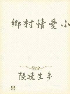 乡村情爱小说