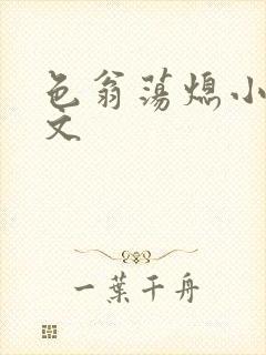 色翁荡熄小说全文