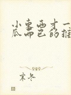 小东西才一根黄瓜而已的推荐书