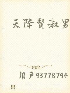 天降贤淑男小说