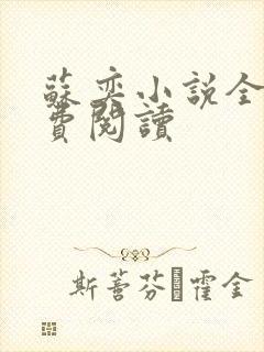 苏奕小说全文免费阅读