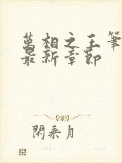 万相之王笔趣阁最新章节