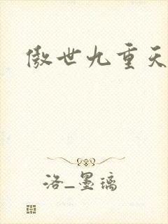 傲世九重天小说