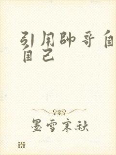 引用帅哥自己玩自己