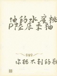 他的水蜜桃POP陆辰季柚封面