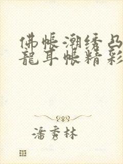 佛帐潮绣凸浮双龙耳帐精彩片段