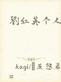 刘红英个人资料封面