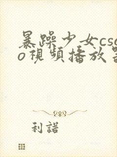 暴躁少女csgo视频播放器推荐