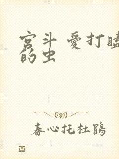 宫斗 爱打瞌睡的虫