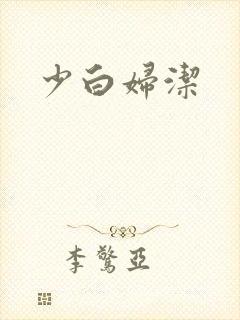 少白妇洁封面