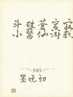 斗破苍穹寂寞的小医仙游戏世界