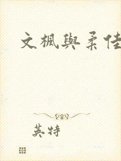 文枫与柔佳封面