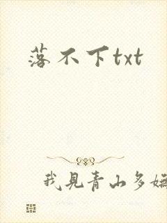 落不下txt