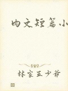 肉文短篇小说