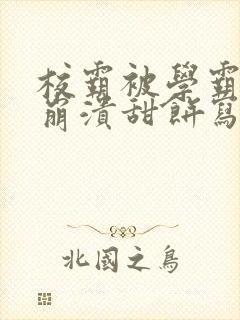 校霸被学霸玩到崩溃甜饼写手