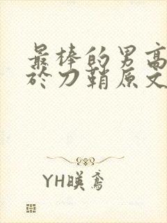 最棒的男高中生于刀鞘原文阅读封面