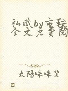 私藏by市鞍马全文免费阅读笔趣阁