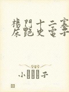 杨门十二寡妇肉床艳史电子书封面