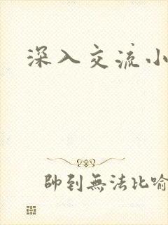 深入交流小说