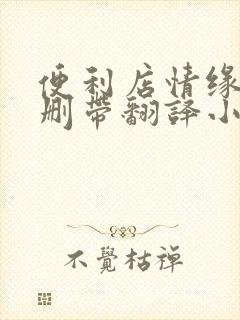 便利店情缘未增删带翻译小说封面