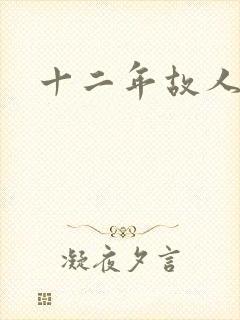 十二年故人戏