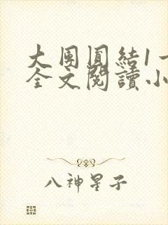 大团圆结1一6全文阅读小说