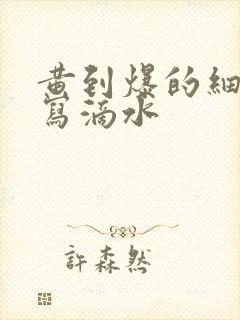 黄到爆的细节描写滴水封面