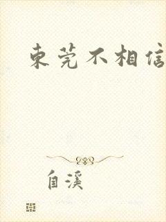 东莞不相信眼泪