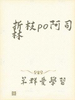 折枝po阿司匹林