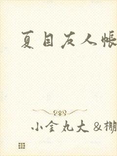 夏目友人帐小说