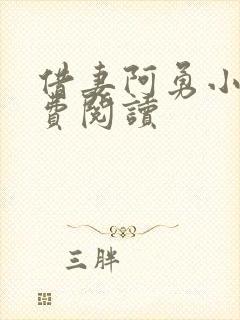 借妻阿勇小说免费阅读封面