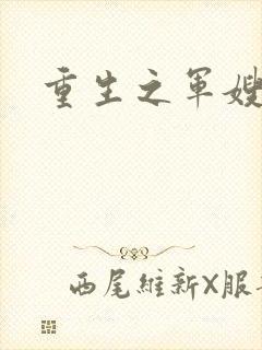 重生之军嫂封面