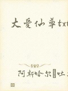 大爱仙尊txt封面